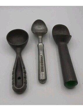 Vintage Cast Aluminum Ice Cream Scoops Heavy Duty Zeroll Made in USA Canada
